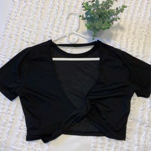 Shein Black Crop Top